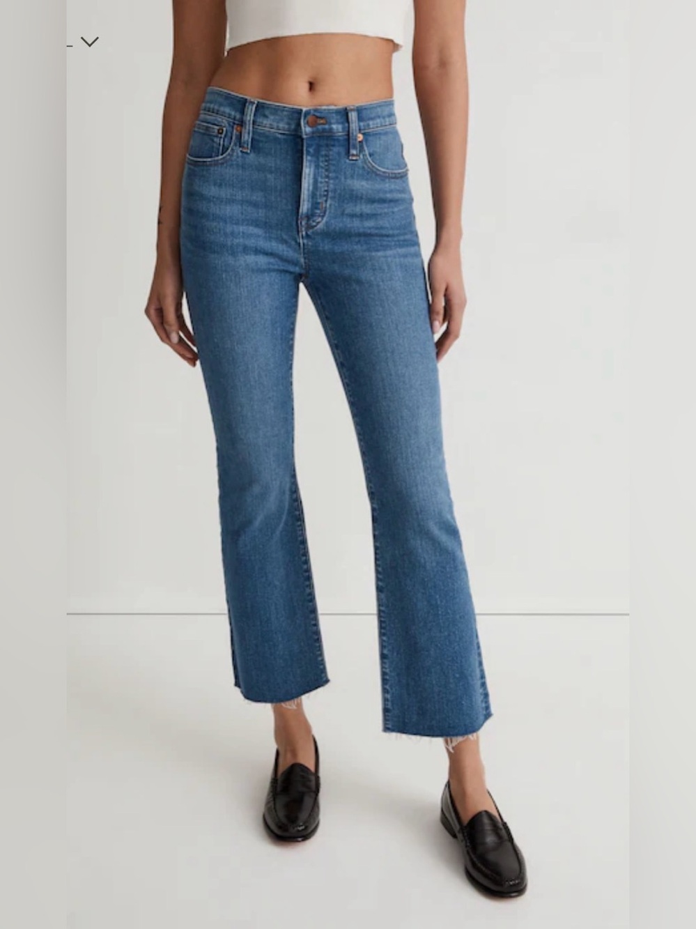 Madewell Kick Out Crop Jeans, size 30